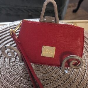 Ralph Lauren Newberry Wristlet Coin Pouch